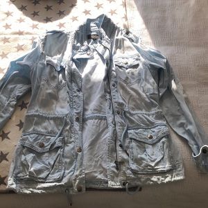 Coffee Shop New York lightweight denim jacket